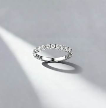 Venlis.V 0.10ct Round Cut Full Eternity Diamond  Ring