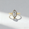 2.00 ct Marquise Cut Bezel Set Lab-Grown Diamond Ring