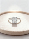 4.00ct Radiant Cut Lab-Grown Diamond Bezel Ring