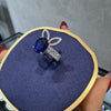 The White Rabbit Candy x Mia Liora Lab-Grown Sapphire & Bunny Ear Stacking Ring Set in 9K Solid Gold