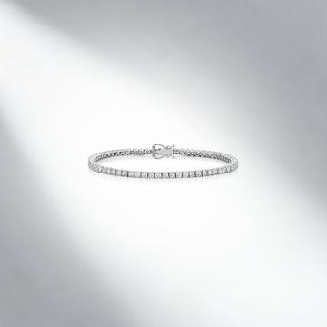 3.00 ct Lab Grown Diamond Tennis Bracelet Round Cut (4 points each)