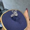 The White Rabbit Candy x Mia Liora Lab-Grown Diamond & Bunny Ear Stacking Ring Set in 9K Solid Gold