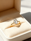 2.00 ct Marquise Cut Bezel Set Lab-Grown Diamond Ring
