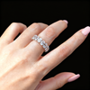 Venlis.V 0.50ct Oval Cut Diamond  Full Eternity Ring