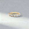 1.80ct Pear Cut Lab Grown Diamond Half-Eternity Band (0.20 ct per Stone)
