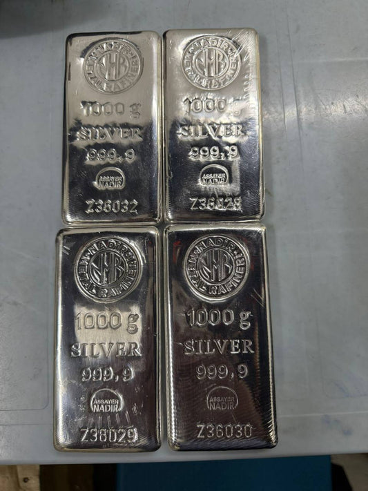 1 Kilogram Silver Bullion Bar Purity 99.99%