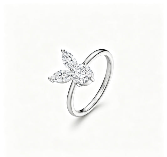 The White Rabbit Candy x Mia Liora 0.45ct Lab Grown Diamond Kids Ring in 9K Gold
