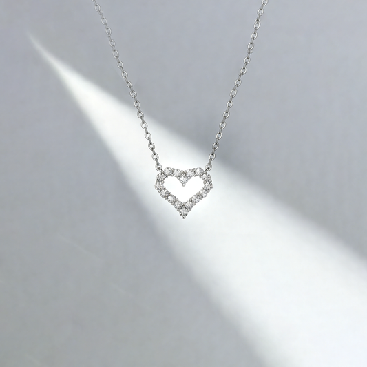 0.30 ct Heart Shape Lab-Grown Diamond Pendant Necklace