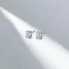 2.00 ct Round Cut Classic 6-Prong Lab-Grown Diamond Stud Earrings (1.00 ct per ear)