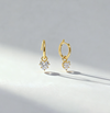1.00ct Heart Shape Diamond Drop Earrings (0.50 ct per ear)