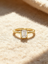 1.00ct Emerald Cut Bezel  Lab-Grown Diamond