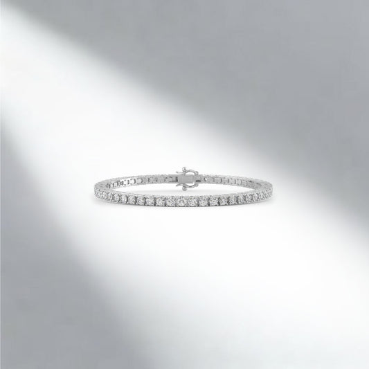 9.00 ct Lab Grown Diamond Tennis Bracelet Round Cut (0.20 ct each)