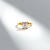 2.00ct Radiant-cut Lab-Grown Diamond 4-Prong Solitaire Ring