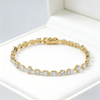 8.00 ct Lab Grown Diamond Tennis Bracelet Multi-shape (0.30ct each)