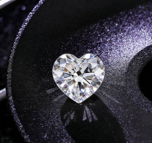 1.00 Carat Heart Shape Lab Grown Diamond D VVS – IGI Certified Romantic Loose Diamond