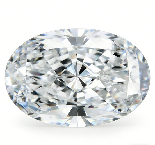 1.00 Carat Oval Lab Grown Diamond D VVS – Brilliant IGI Certified Loose Diamond