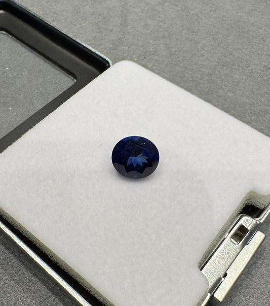 4.6 Carat Sapphire Oval Shape Lad Grown Gem Vivid Blue Royal Blue Color 10*9mm