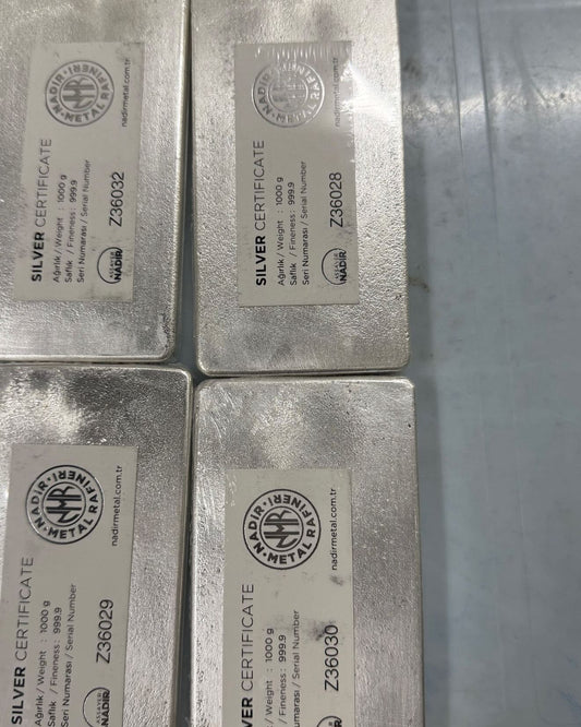 1 Kilogram Silver Bullion Bar Purity 99.99%