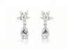 Atelier Gemstone 2.60 Carat Pear Cut Purple Aquamarine Drop Earrings Luxury 925 Sterling Silver 18K Gold Plated