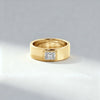 0.40 ct Radiant Cut Bezel-Set Men’s Band