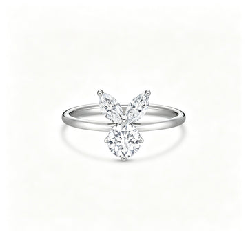 The White Rabbit Candy x Mia Liora 0.45ct Lab Grown Diamond Kids Ring in 9K Gold
