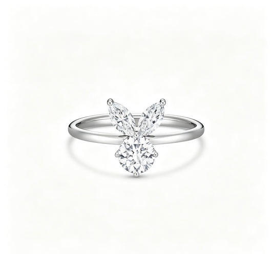 The White Rabbit Candy x Mia Liora 0.45ct Lab Grown Diamond Kids Ring in 9K Gold