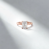 2.00ct Radiant-cut Lab-Grown Diamond 4-Prong Solitaire Ring