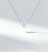 2.00 ct + 1.00 ct Pear Cut Two Stone Lab Grown Diamond Pendant