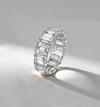 Venlis.V 0.50 ct Emerald Cut Diamond  Full Eternity Ring
