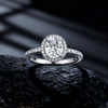 Venlis.V 3.00 ct Oval Cut Diamond  Halo Ring