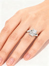 3.00ct Double Emerald Cut  (1.50ct each) Toi Et Moi Lab-Grown Diamond Ring