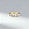 2.33 ct Oval Cut Lab Grown Diamond Half-Eternity Band (0.30 ct per Stone)