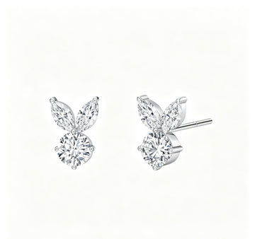 The White Rabbit Candy x Mia Liora 0.60ct Lab Grown Diamond Kids Earring Stud in 9K Gold
