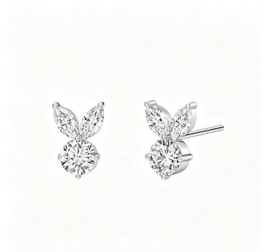The White Rabbit Candy x Mia Liora 0.60ct Lab Grown Diamond Kids Earring Stud in 9K Gold