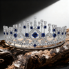 Crown of Radiance Royal Blue Lab Grown Diamond Tiara