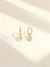 2.00 ct Pear Shape Lab Grown Diamond Drop Earrings (1.00 ct per ear)