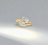1.00 ct Marquise + 2.00 ct Radiant Toi Et Moi Lab-Grown Diamond Ring
