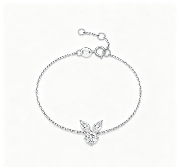 The White Rabbit Candy x Mia Liora 0.45ct Lab Grown Diamond Kids Bracelet in 9K Gold
