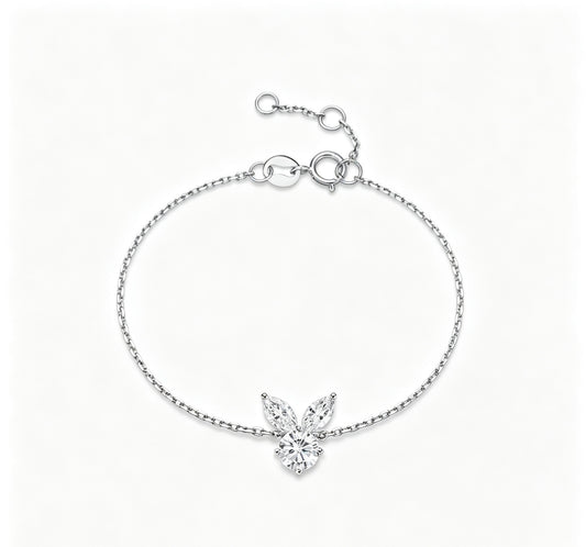 The White Rabbit Candy x Mia Liora 0.45ct Lab Grown Diamond Kids Bracelet in 9K Gold