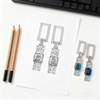 3.00ct Ocean Blue Paraiba and Lab Grown Diamond Art Deco Azure Luminance Drop Earrings