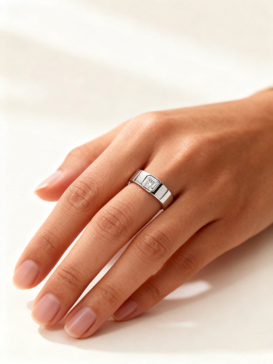 0.20 ct Brilliant Cut Bezel Men’s Band