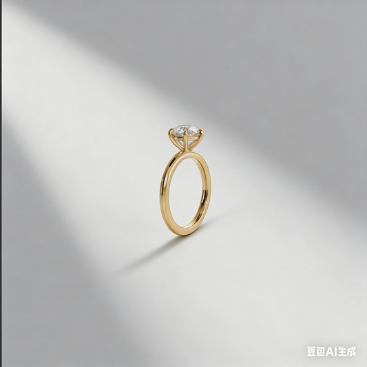 1.00cat Classic Round Lab-Grown Diamond 6-Prong Solitaire Ring