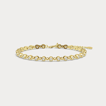 Liora Muse Eternity Tennis Diamond Bracelet in Sterling Silver