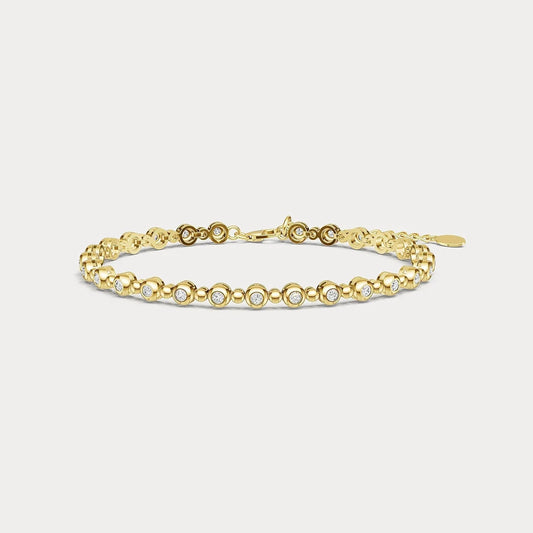 Liora Muse Eternity Tennis Diamond Bracelet in Sterling Silver
