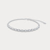 Liora Muse Half Tennis Diamond Bracelet in Sterling Silver