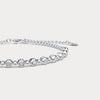 Liora Muse Half Tennis Diamond Bracelet in Sterling Silver