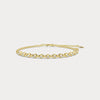 Liora Muse Half Tennis Diamond Bracelet in Sterling Silver