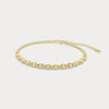 Liora Muse Half Tennis Diamond Bracelet in Sterling Silver