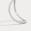 Liora Muse 2 CTW Bezel Set Lab-Grown Diamond Tennis Bracelet in Sterling Silver
