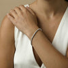 Liora Muse 2 CTW Bezel Set Lab-Grown Diamond Tennis Bracelet in Sterling Silver